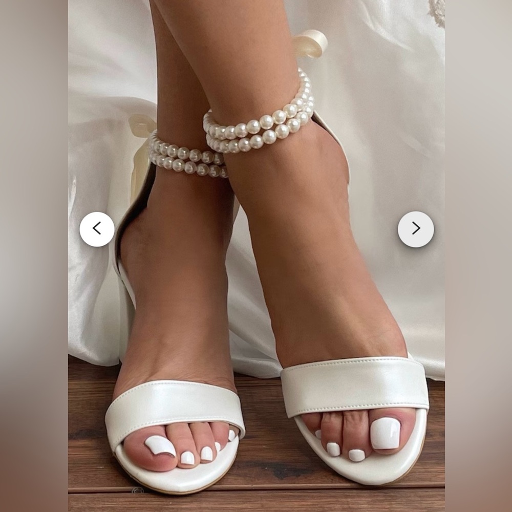 Bridal Wedding Shoes White